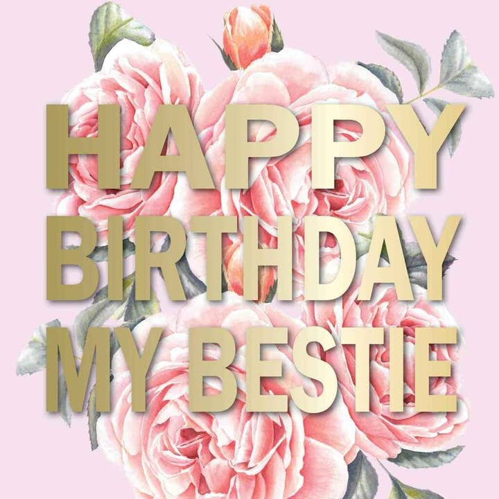 Zaquarella - Vendita all'ingrosso Biglietti di auguri - Biglietto di auguri - Buon compleanno My Bestie1