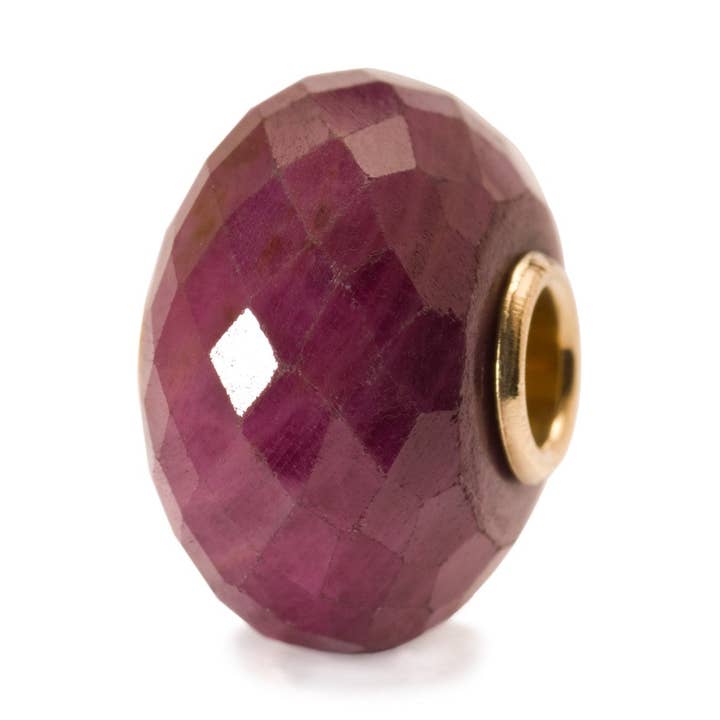 Ruby Bead with Gold Core for wholesale by Trollbeads