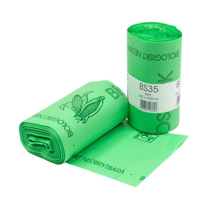 Roll of 35L Catering Compostable Bags - 40 per roll for wholesale by Eco Green Living