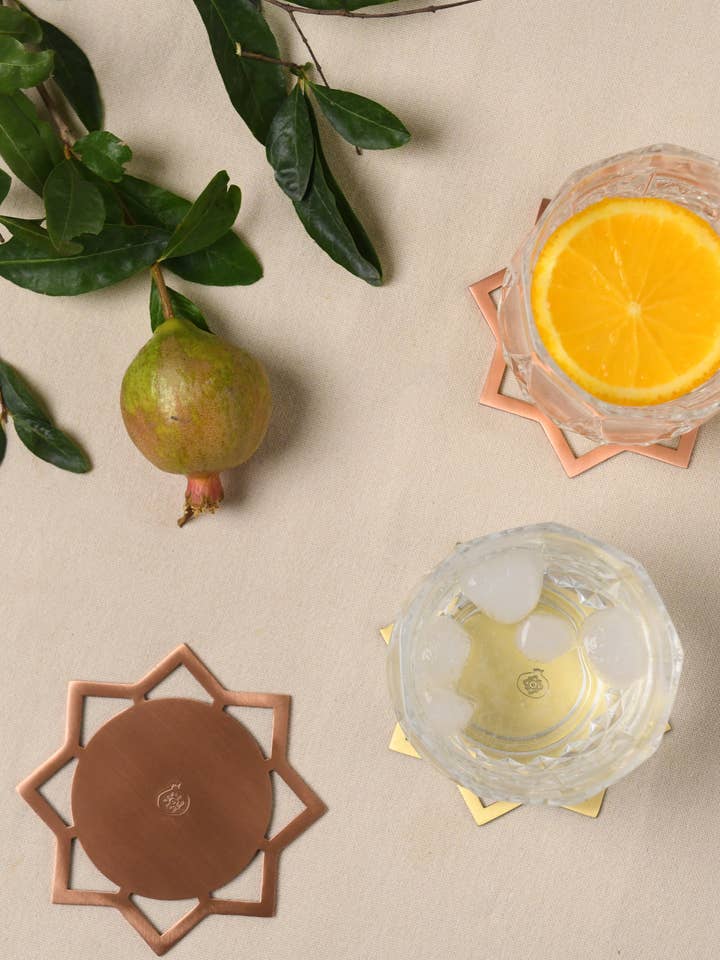 ANAAR COASTERS - SET OF FOUR for wholesale by Byaas