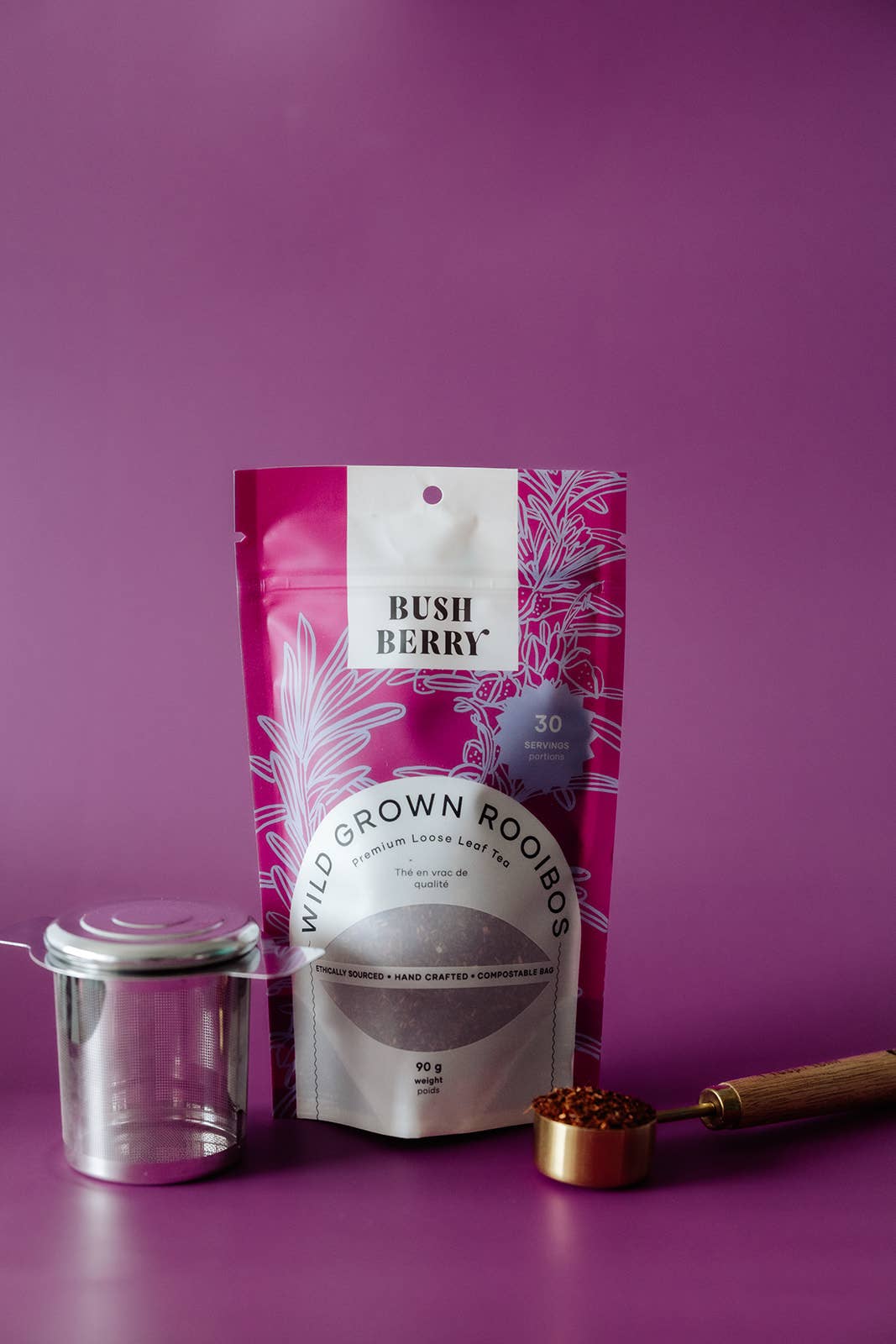 Bush Berry - Wholesale Loose tea - Organic Wild Grown Rooibos Tea0