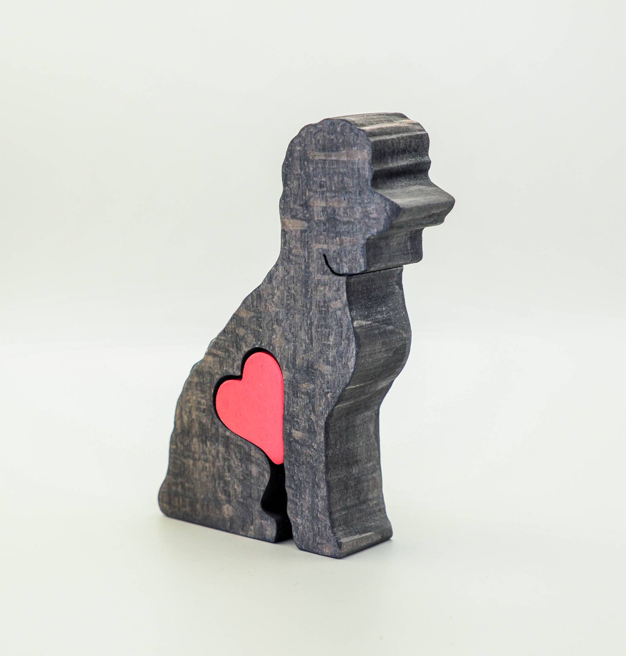 Wood Metamorphosis - Wholesale Decorative Figurine - Poodle - Little Wooden Dog Decorative Figurine Keepsake4