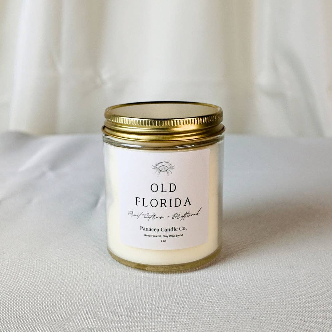 Panacea Candle Co. – wholesale Burkljus – Old Florida - Enveksljus 6oz1