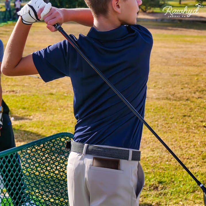 RAWHYD Leather Co. - Wholesale Sporting Accessories - RAW HYD Leather Golf Scorecard Holder, 7" x 4.5", Golf Yardage Book Cover - Golf Notepad1