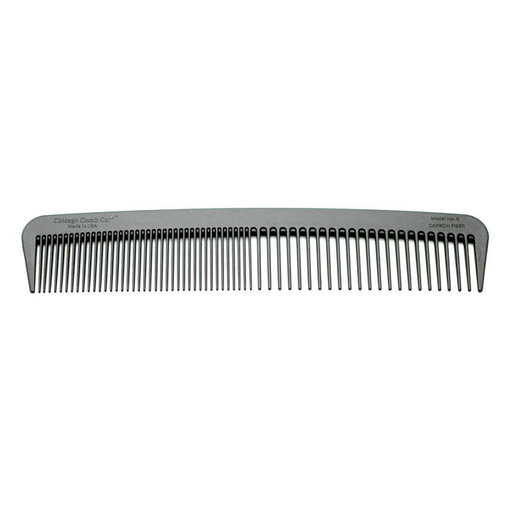 Chicago Comb Co. - Wholesale Hair brush/comb - Model No. 6 Carbon Fiber Comb1
