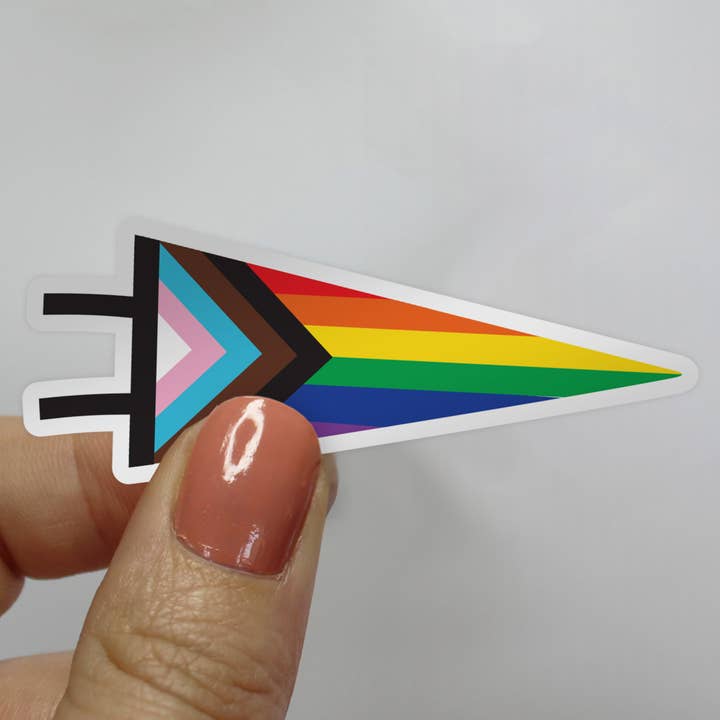 Pride Wimpel-Flaggen-Aufkleber für den Großhandel von Jocelyn Diebolt Designs