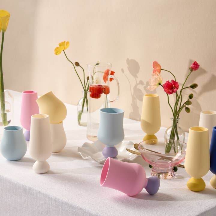 STYLD. – wholesale Drinking glass/cup – Bubble Gin Cup Set | Unbreakable Silicone 13