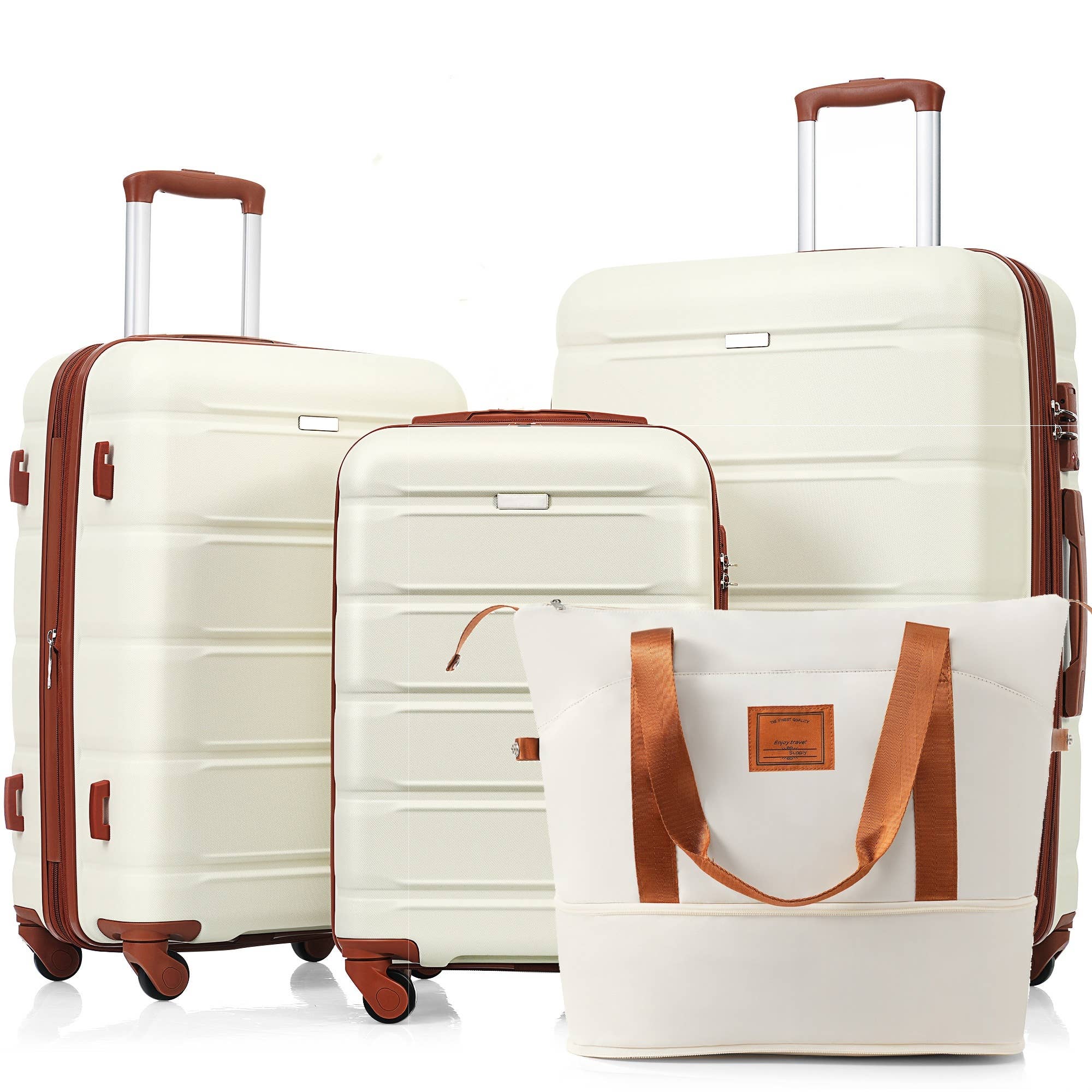 VTNG50 - Wholesale Luggage - Luggage Sets 4 Piece, 20-Inch with USB Port, Expandable ABS17