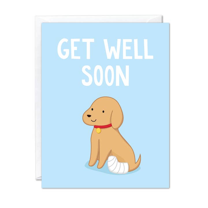 Get Well Dog Card for wholesale by Maison Chanamon