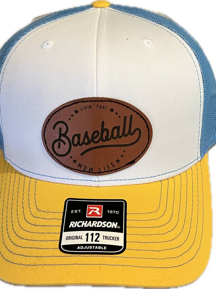 Baseballmützen Mom Life aus Leder für den Großhandel von Wildberry Waves