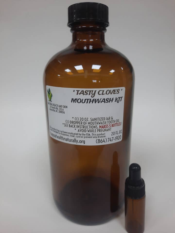 " TASTY CLOVES " MOUTHWASH KIT **BEST SELLER ! for wholesale by Natural Health And Skin