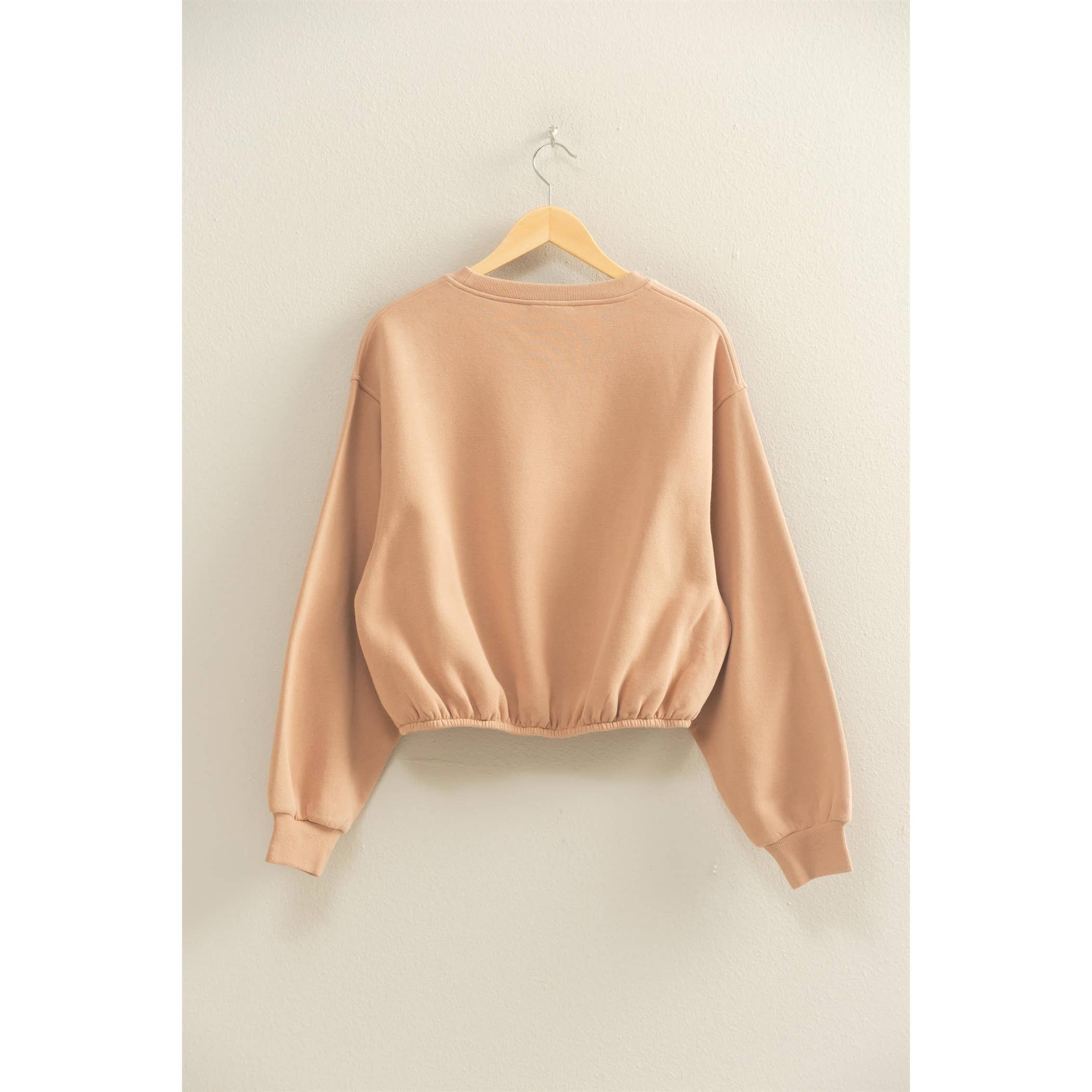 Double Zero - Vente Sweat-shirt – femme - Sweat-shirt court à ourlet élastique coupe décontractée20