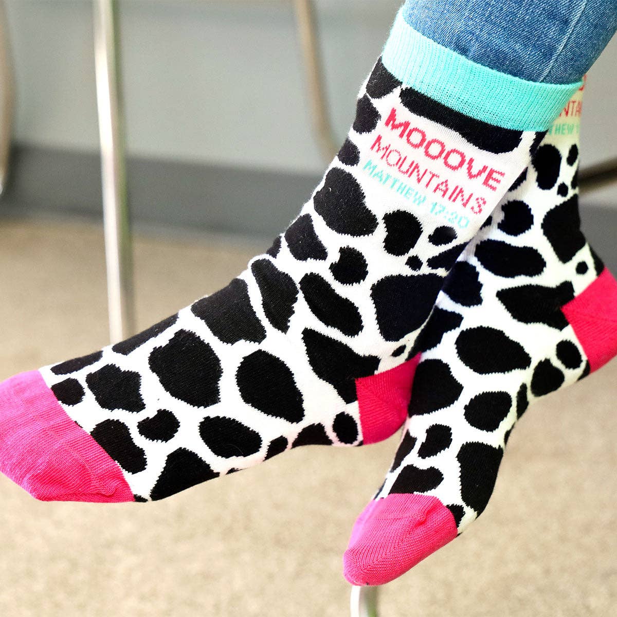 Kerusso - Wholesale Socks - Women's - Bless My Sole Socks Moo1