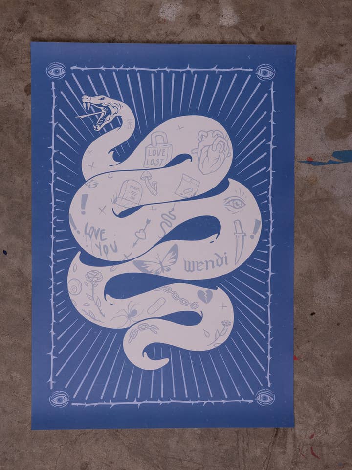 "Fuck Your Cliché," Large Format Poster for wholesale by Daytime Friends