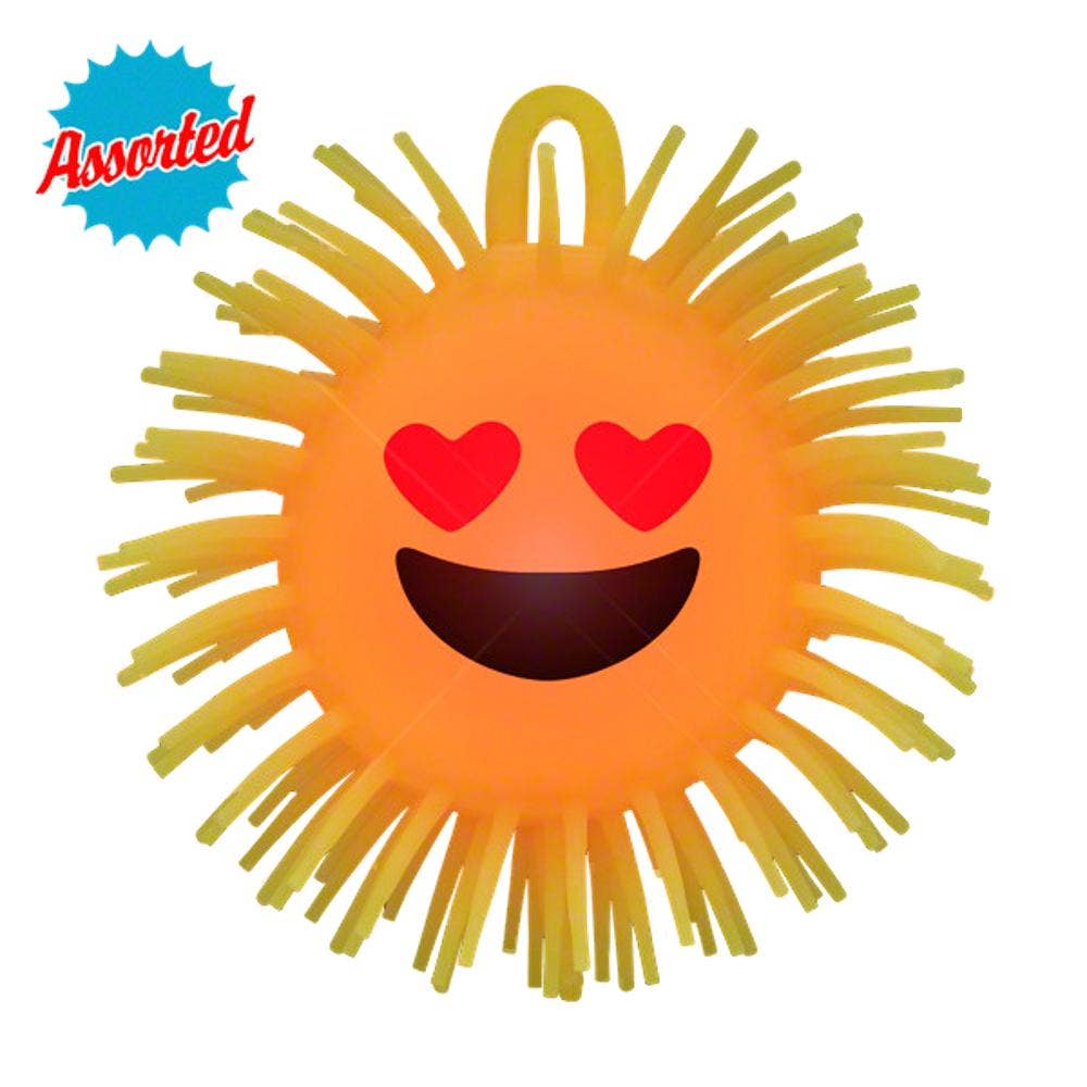 Blinkee.com, LLC - Venta al por mayor Juguete blando - Niños y bebés - Paquete de 12 bolas esponjosas con diseño de emojis que cambian de color1