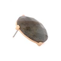 MYS Wholesale Inc - Wholesale Stud/Post Earrings - Faceted Oval Stone Post Earrings7