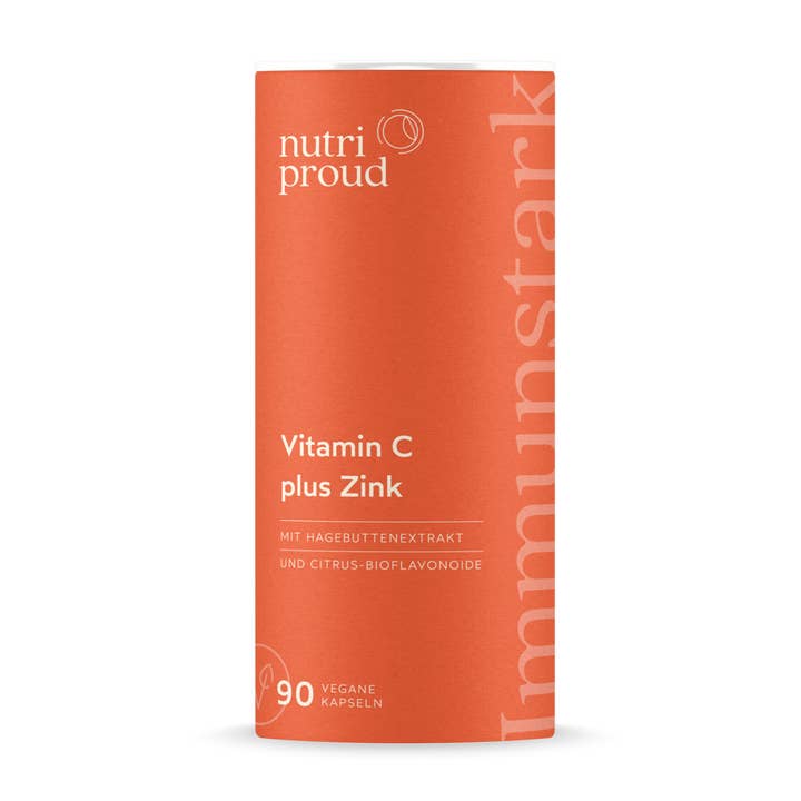 Forza immunitaria: vitamina C con zinco, rosa canina e bioflavonoidi per la vendita all'ingrosso da parte di Nutriproud GmbH