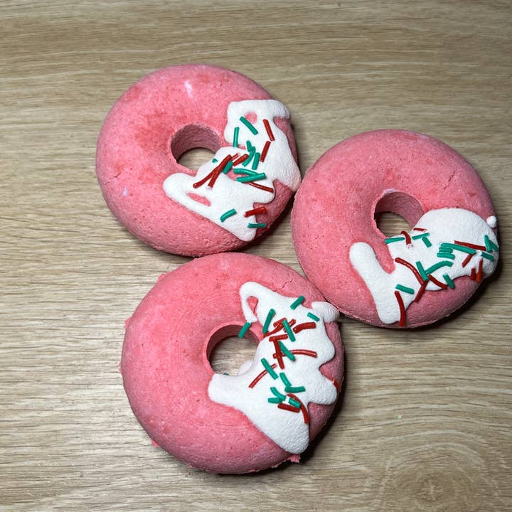 Wicks 'n Lotions - Wholesale Bath bomb/fizz - Candyland Donut Bath Bombs x100