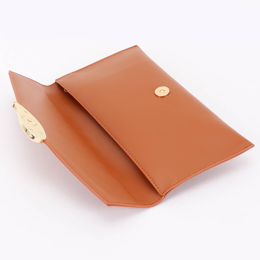 3AM BY H&D ACCESSORIES - Wholesale Clutch Bag - Women's - Vegan Leather Envelope Clutch Bag5