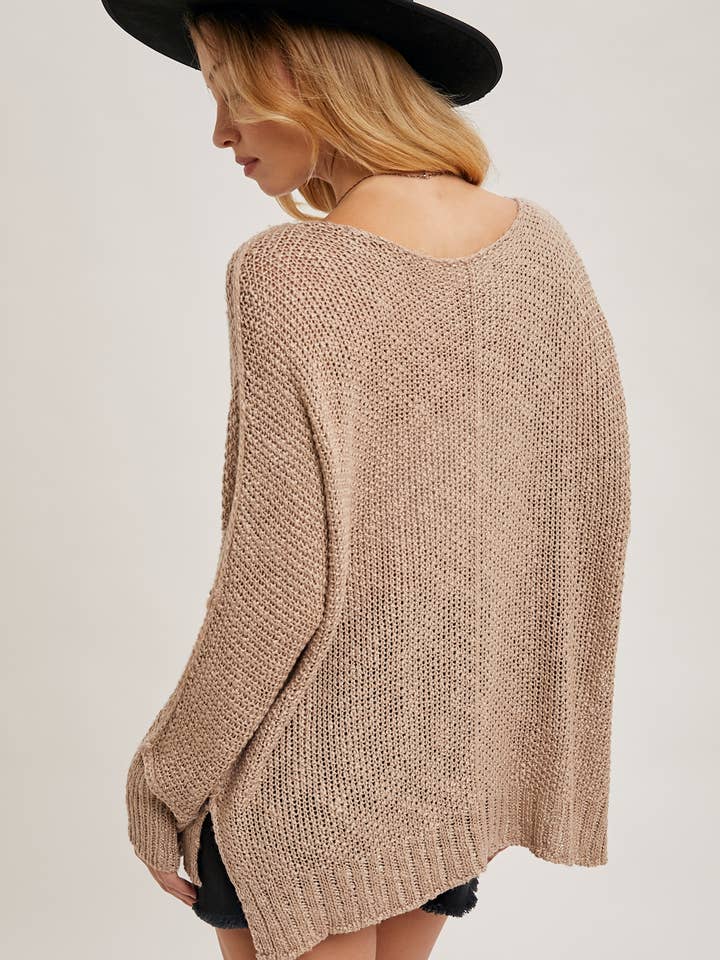 Bluivy - Wholesale Knit Sweater - Women's - REVERSE SEAM LOOSE FIT SWEATER39