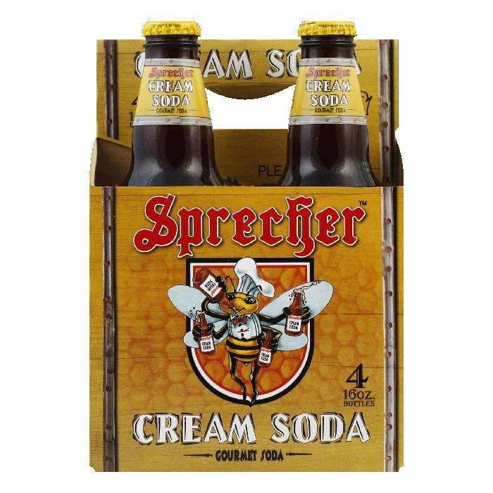 KeHE Distributors, LLC - Wholesale Soda/Carbonated Drink - Sprecher Cream Soda 4 pack, 64 FO0