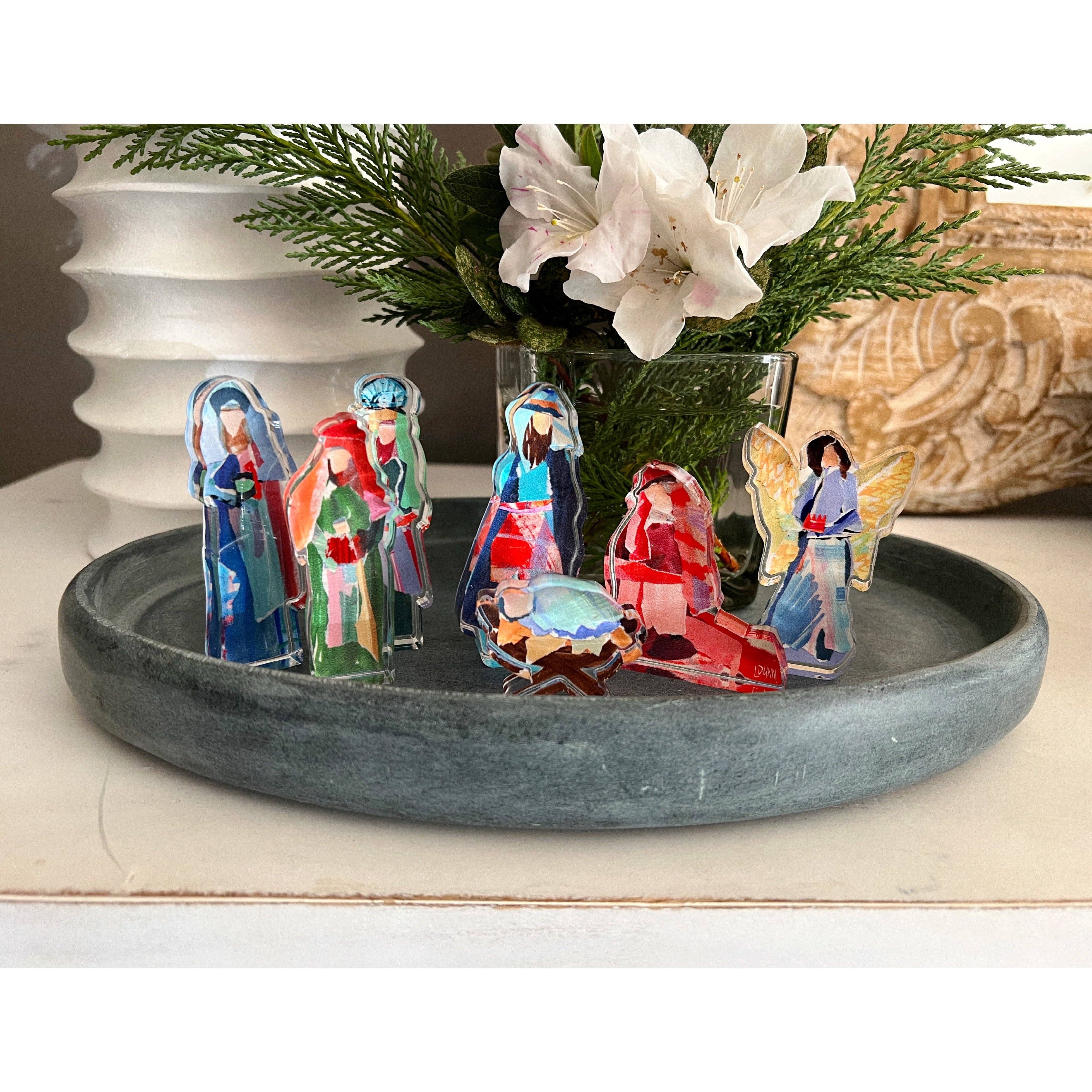 Lauren Dunn - Wholesale Nativity Scene Decor - Acrylic Nativity Set1