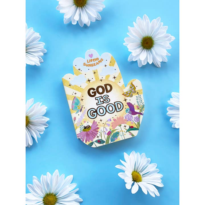 Cottage Door Press - Wholesale Book - Kids - God is Good Praying Hands Shaped Board Book