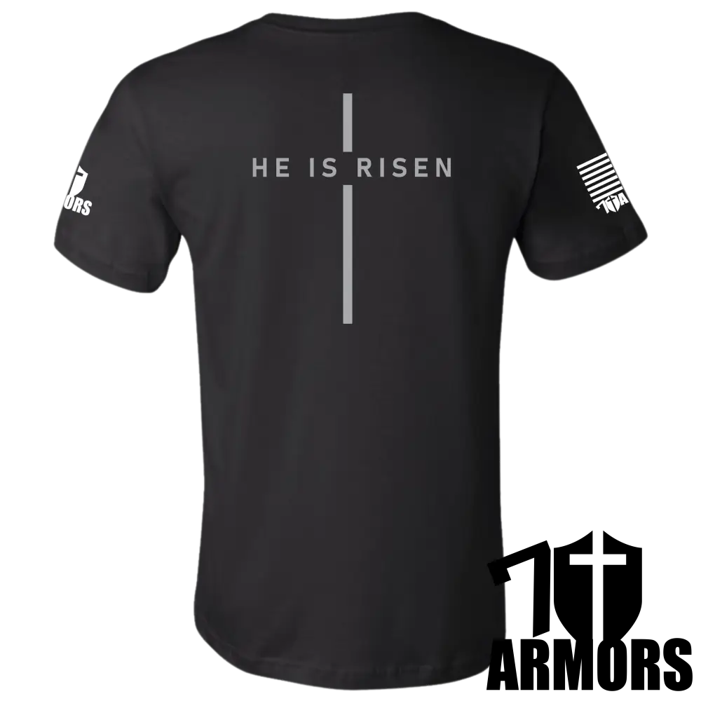 7 ARMORS APPAREL - Wholesale Screen Printed T-Shirt - Men's - HE IS RISEN T-SHIRT1