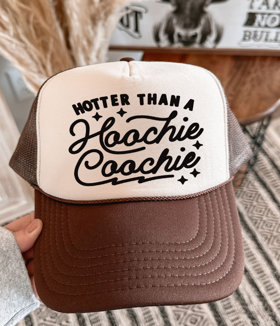 THE LATTIMORE CLAIM – wholesale Trucker hat – Women’s – Hotter Than A Hoochie Coochie Foam Otto Trucker - Multiple Colors4
