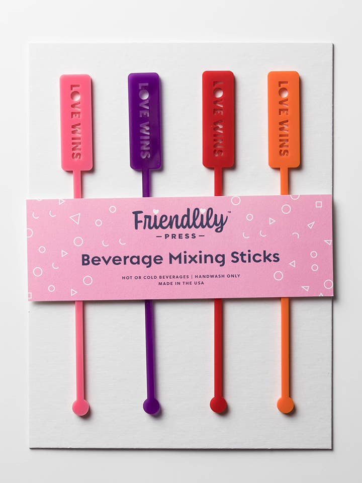 Love Wins Acrylic Collection for wholesale by Friendlily Press