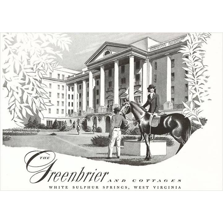 Found Image Press - Wholesale Magnet - Magnet WV-134 Greenbrier Resort, White Sulphur Springs