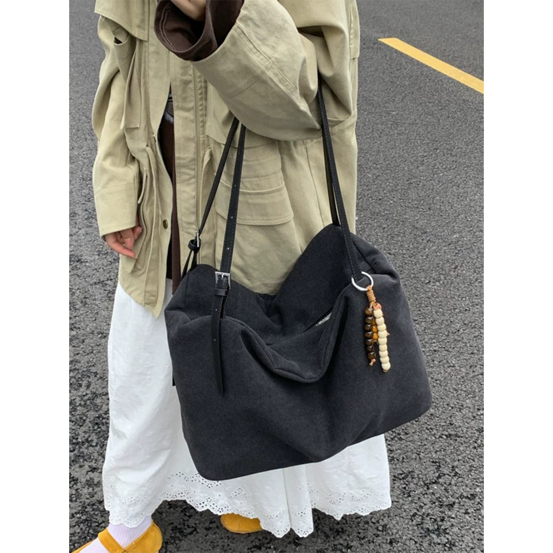 UNISHE – Engroshandel Tote bag - Dame – Trendy Lærred Enkel Casual Stor Skuldertaske ZK36857