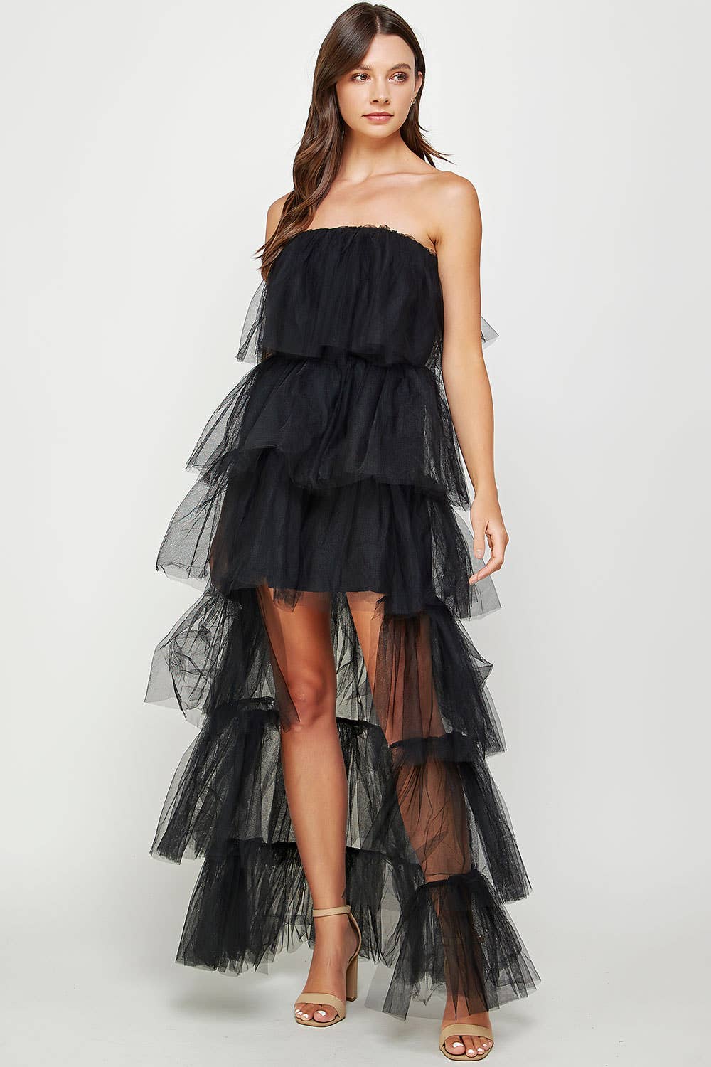 Strut & Bolt – Vestido - Mulher por atacado – Vestido de tule alto e baixo7