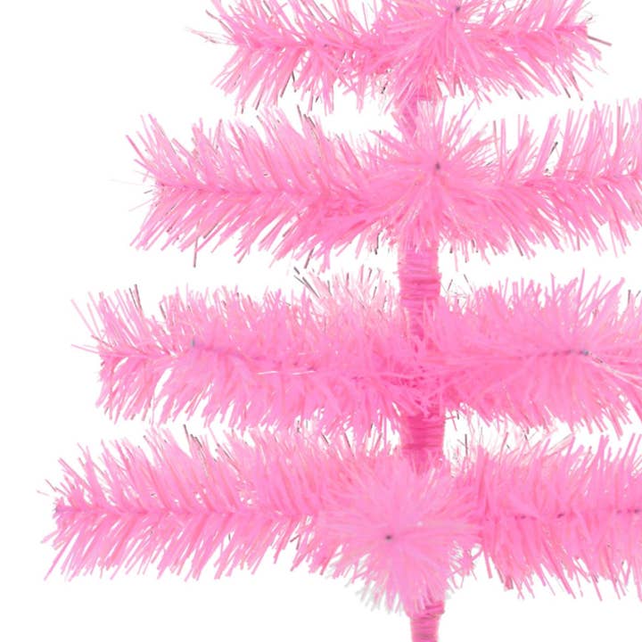Lee Display - Wholesale Christmas Decoration - Pink Tinsel Christmas Tree2