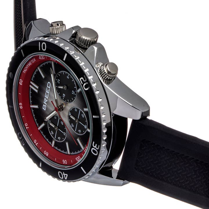 Breed - Venta al por mayor Reloj de pulsera - Hombre - Reloj cronógrafo Breed Tempo con subesfera de 24 horas10