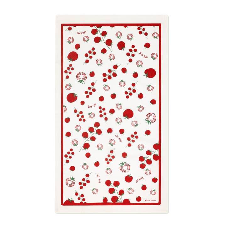 Lucky Feather - Wholesale Tea Towel - Kitchen Lingo Tea Towel Assortment - 8 of each style - 24 towels total6