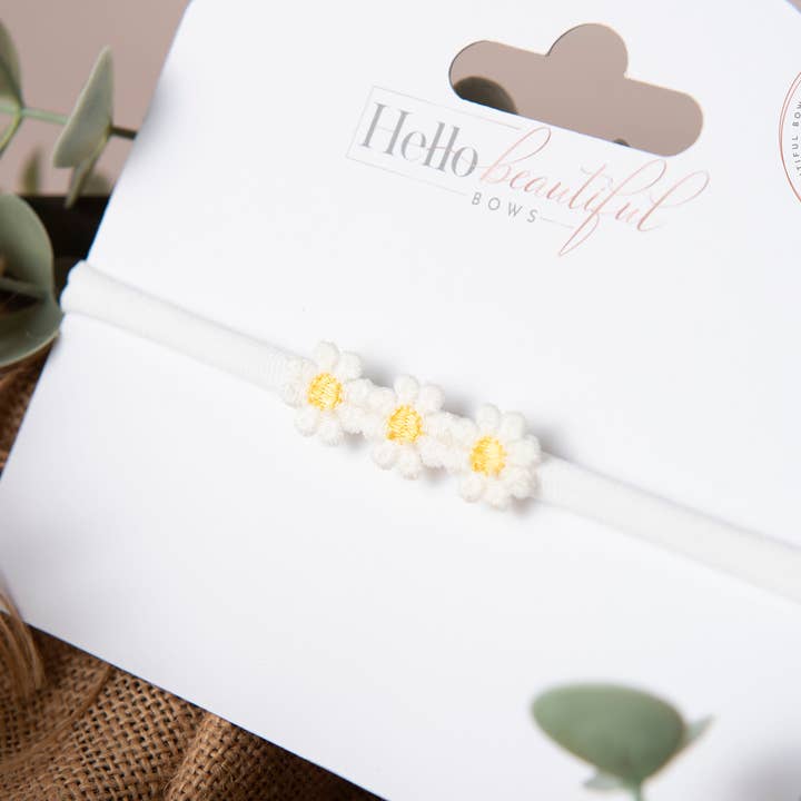 Hello beautiful bows - Wholesale Fashion Headband - Baby - Daisy baby Headband1