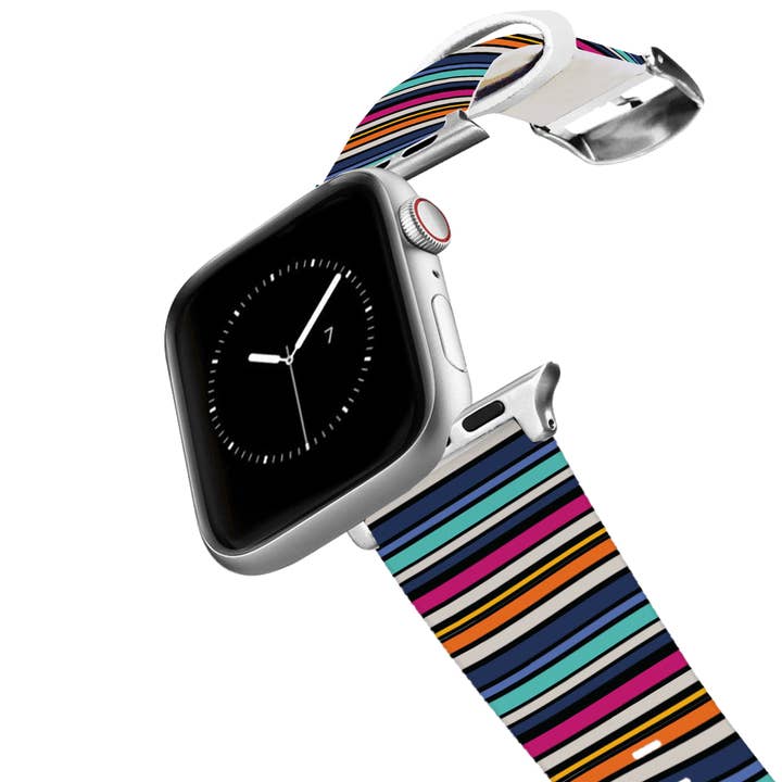 Retro Stripes Cool Apple Watch Band for wholesale by C4 Belts & Accessories