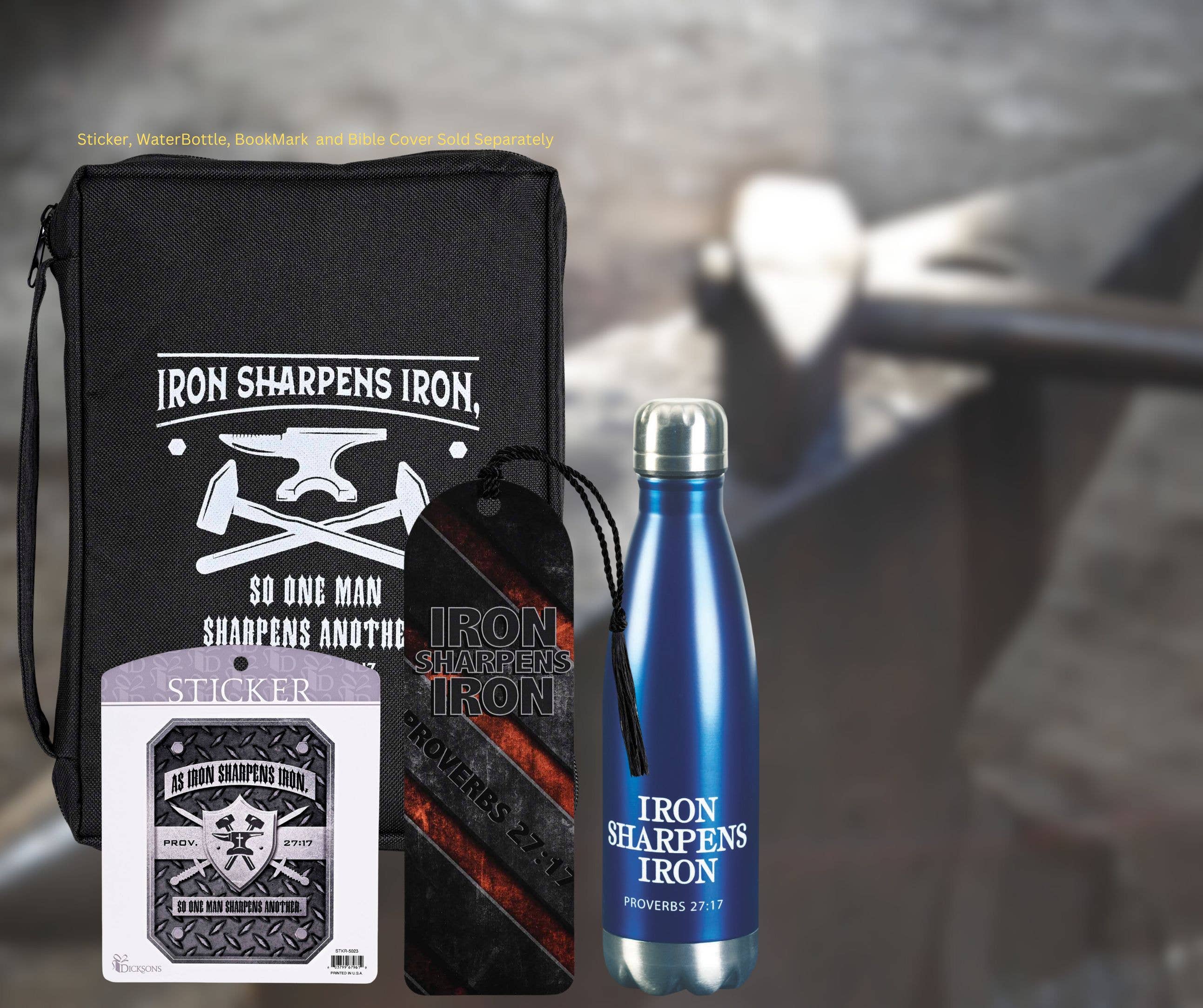 Dicksons – wholesale Bible cover – Bible Case Iron Sharpens Iron LargePrint3