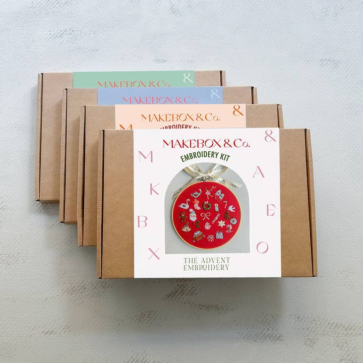 MakeBox & CO - Wholesale Embroidery/Cross Stitch Supplies - Seasons of Stitches Embroidery Gift Set