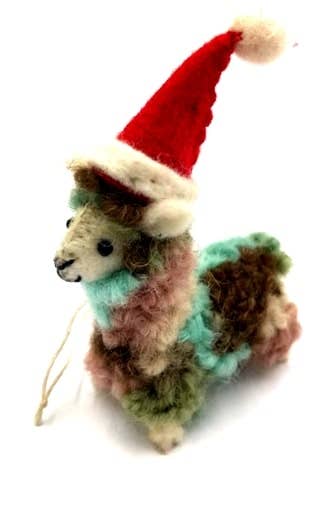 Ganesh Himal Trading - Wholesale Ornament - Felt Christmas Lama Ornament2