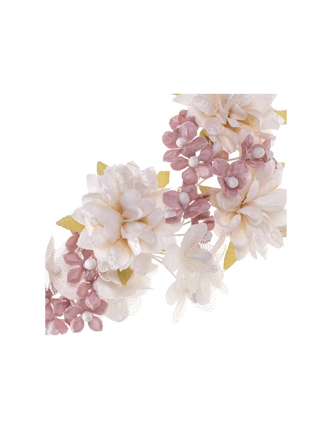 Flormoda - Wholesale Hair Accessories Set - Women's - Dulce Ivory Pink Headdress1