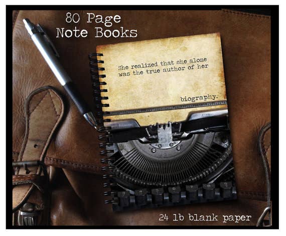 Fly Paper Products – Caderno por atacado – Autora da sua Biografia Caderno Inspiracional 5 x 7 Handmade2