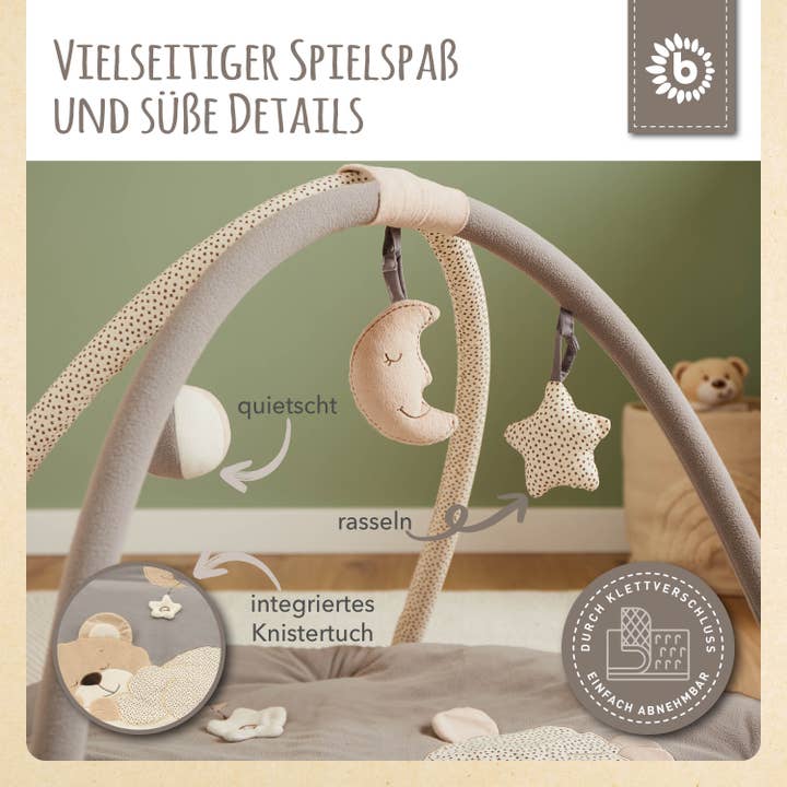 Bieco Spielwaren - Wholesale Play Mat - Kids & Baby - Play mat with activity arch
