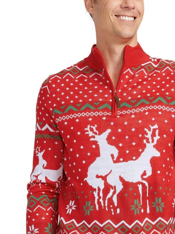 Christmas Climax Sweater - Men's Naughty Christmas Sweater for wholesale by Tipsy Elves