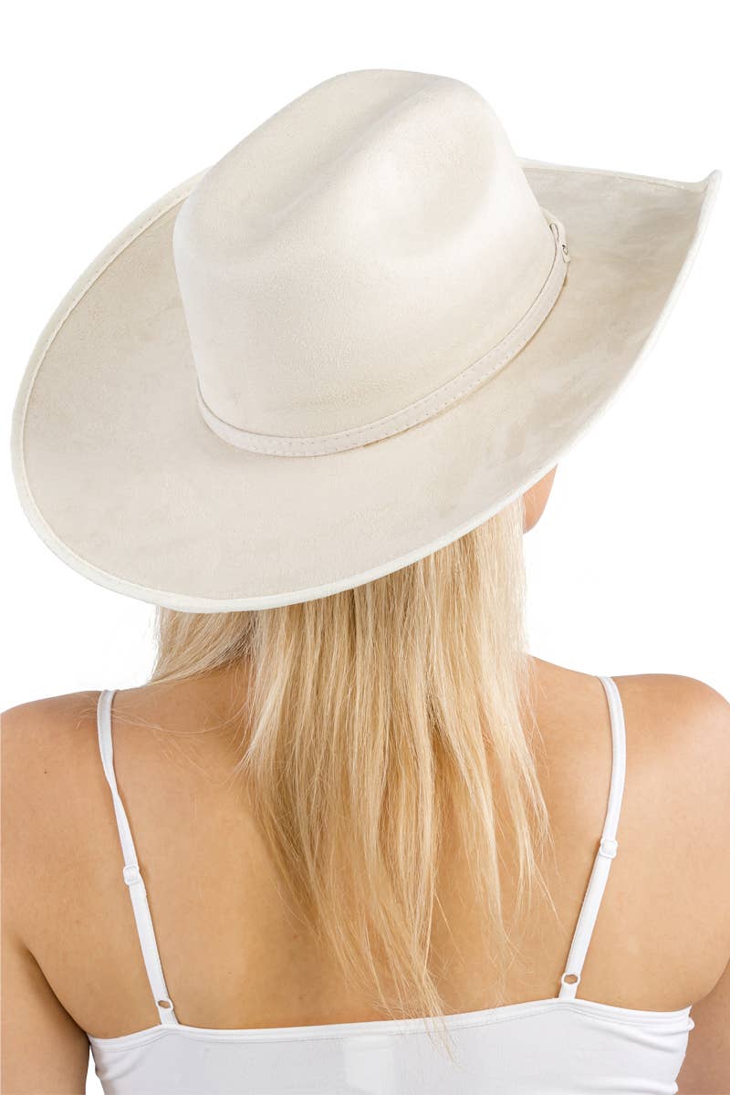 Cap Zone – Engroshandel Cowboyhat - Dame – Falsk nubuck ruskind cutter cowboyhat17