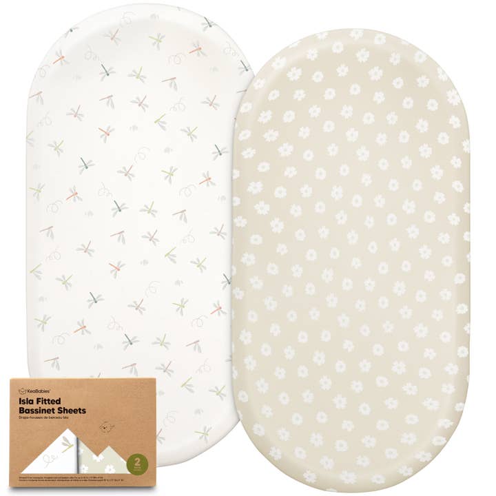 Meadow Isla Bassinet Mattress Sheets Fitted for Baby Girls, Boys for wholesale on Faire