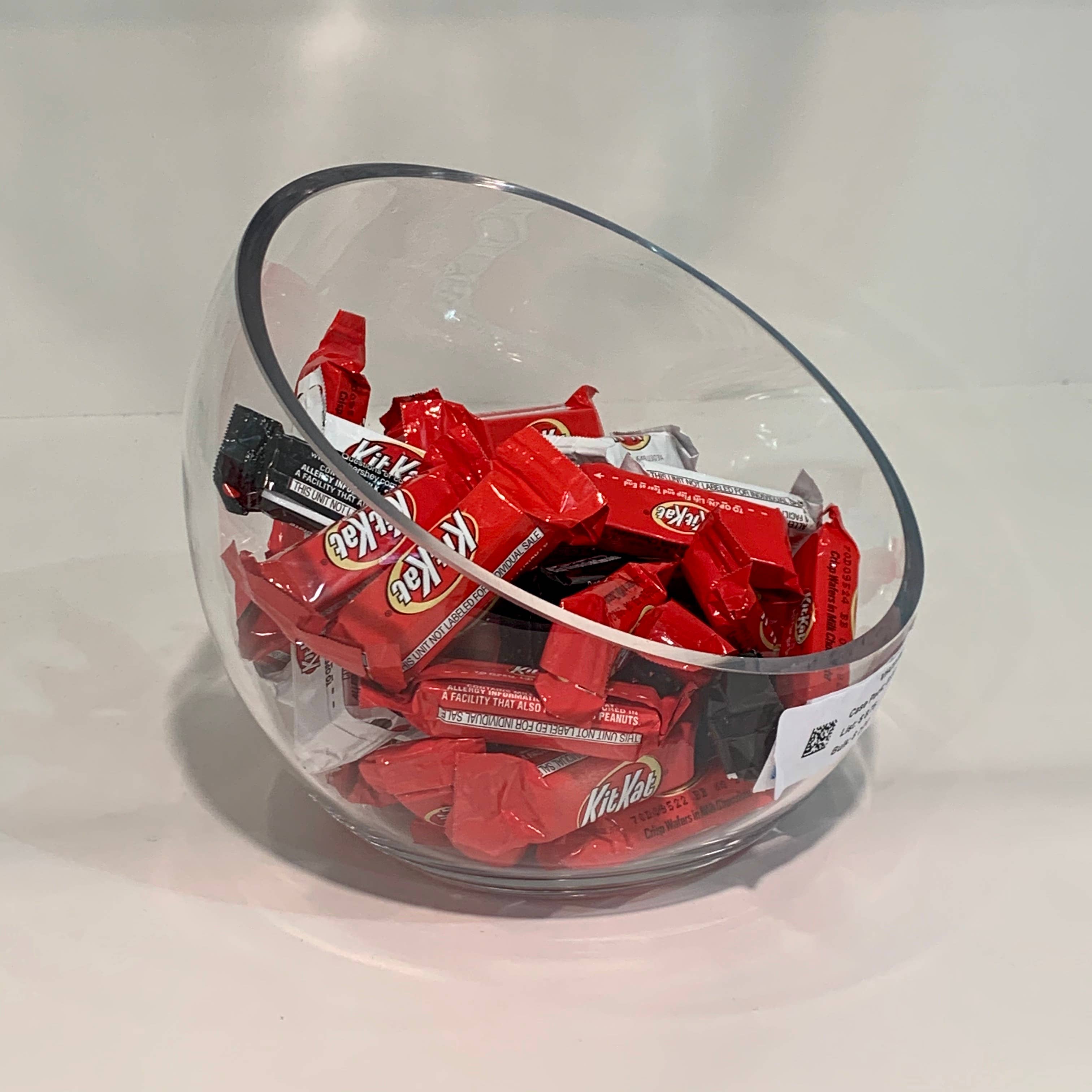 WGV International - Wholesale Vase - WGV Slant Bowl Glass Vase - 7' x 6"H6