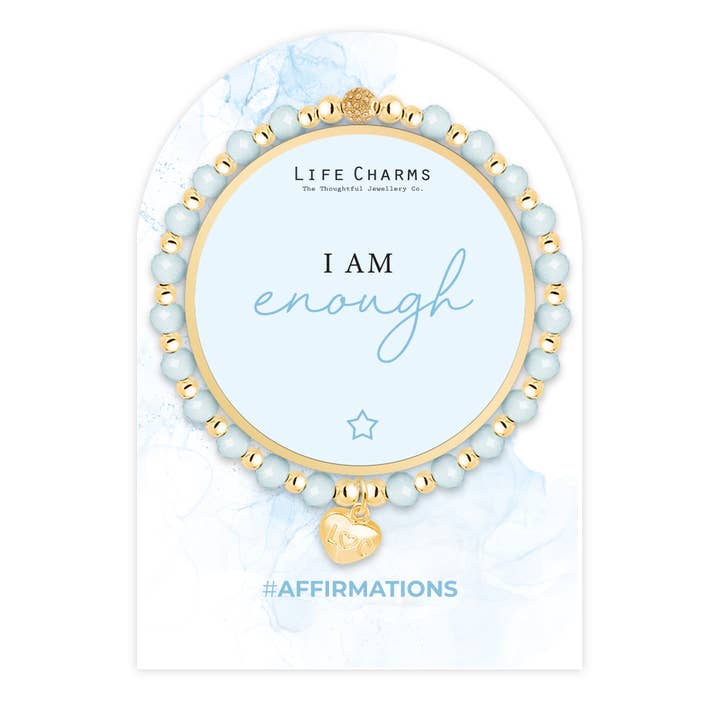 I Am Enough Affirmation Bracelet for wholesale by Life Charms