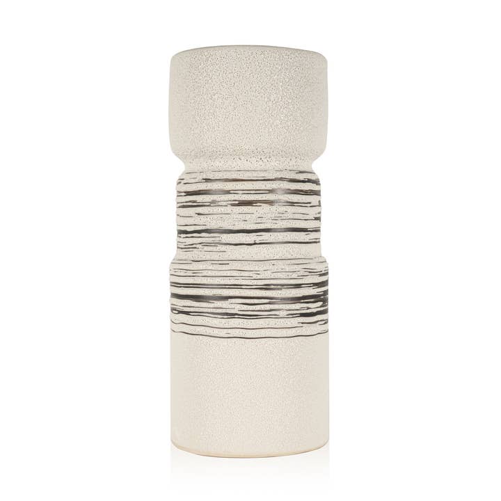 Jarrón de mesa de cerámica Linden, pequeño para venta al por mayor de Vertuu Design Inc.